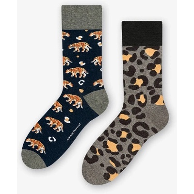 Pánské nestejné ponožky Panther P šedá