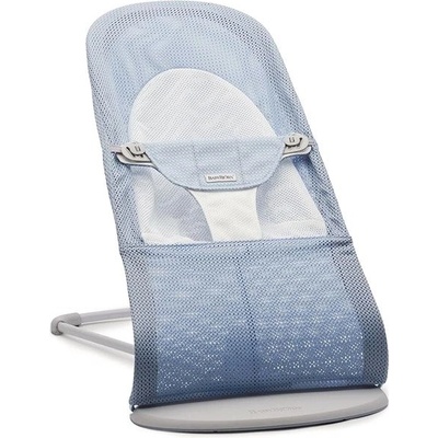 BabyBjörn Balance Soft Sky modrá White mesh světle šedá konstrukce