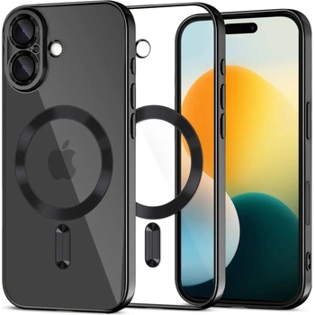 Tech-Protect Калъф Tech-Protect MagFlex MagSafe за iPhone 17 - прозрачен черен (5906302319657)