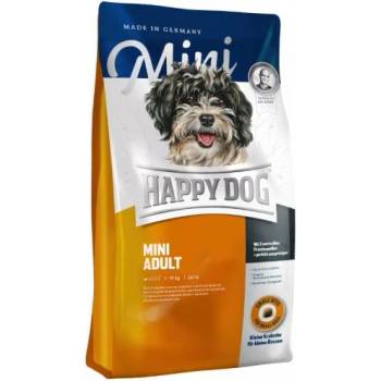 Happy Dog Mini Adult - храна за кучета от мини породи, с пилешко месо, агнешко, риба, новозеландски миди, билки, 0, 800 кг, Германия - 61200