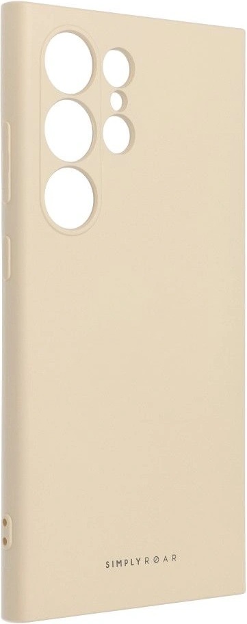 Roar Силиконов Калъф за Samsung S24 Ultra, Roar Space Case, Бежов (5903396242144)