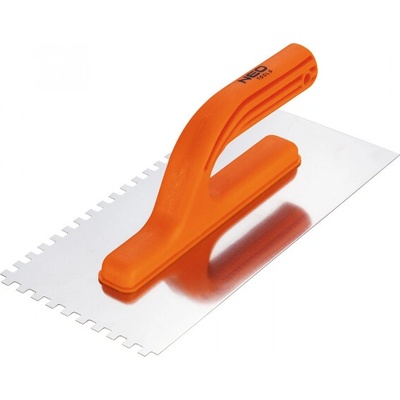 50-204 hladítko zub, 270 x 125 mm, 6 x 6 x 6 mm,nerez, plastic rukojeť NEO tools