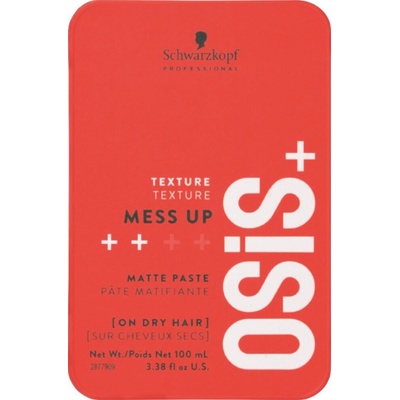 Schwarzkopf Osis+ Матираща паста за коса Mess Up, 100 ml