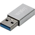 LogiLink Адаптер LogiLink USB 3.2 Gen1 Type-C, USB-A/M-USB-C/F, сребърен (AU0056)