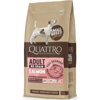 Quattro Adult SB bez obilovin s Lososem a Krillem 7 kg