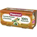 Plasmon Пюре моркови с картофи и тиквички 6+м 2х80г - bubu