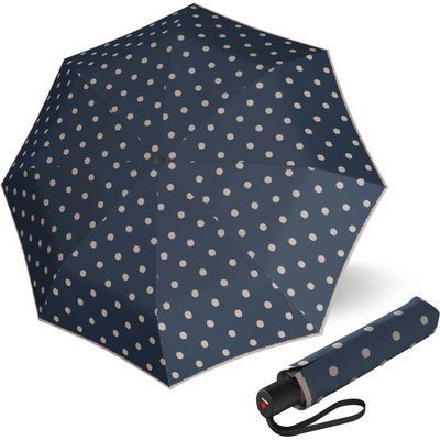 Knirps A.050 Medium Dot Art Ocean elegantný dámsky skladací dáždnik tm.modrý