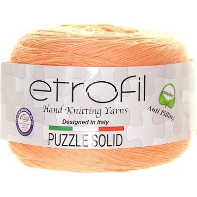 Etrofil Puzzle Solid tmavě lososová PS022