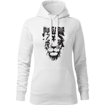 Image 1 of DRAGOWA дамски суитшърт с качулка български лъв, бял (37269)