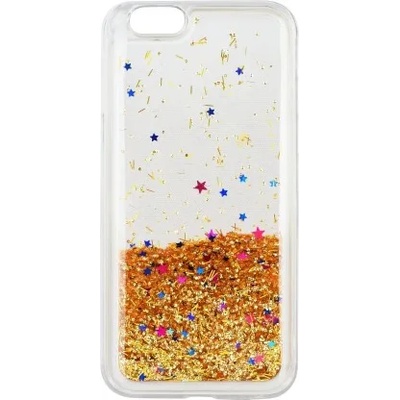 Huawei Силиконов калъф кейс за Huawei Y6 2017 / Y5 2017 с течен гел златен