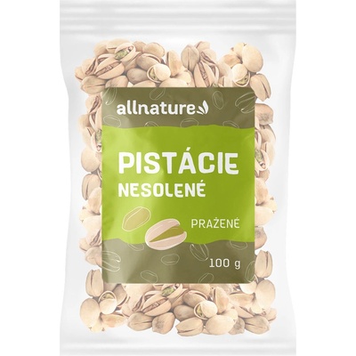 Allnature Pistácie pražené nesolené 100 g