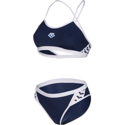 Arena Icons bikini Cross Back Solid Navy/White