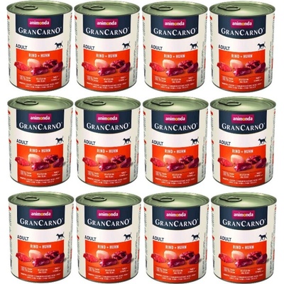 Animonda GranCarno Adult Dog beef & chicken 12 x 800 g