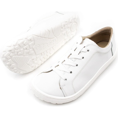 Froddo dámske kožené barefoot topánky froddo laces white