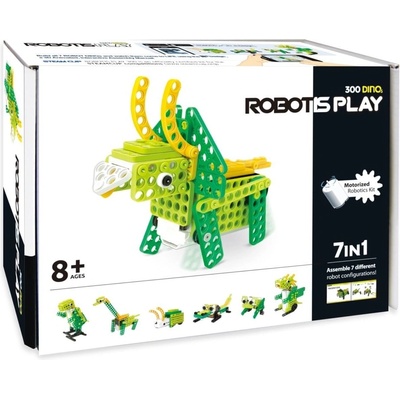 Robotis Комплект за роботика Robotis PLAY 300 DINOs, преконфигурируема, с образователна цел, включва 1 мотор-редуктор, 8+ (901-0056-000)