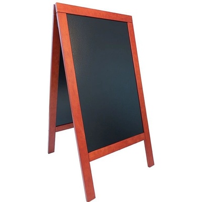 Noble Class Nabídková stojanová tabule SANDWICH 135 x 70 cm, mahagon