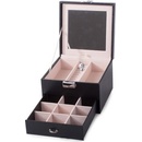 Verk 01455 šperkovnice se zrcadlem černá