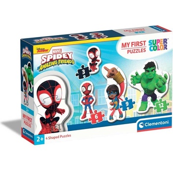 Clementoni 3-6-9-12ч. Пъзел My First Puzzle Spidey and His Amazing Friends