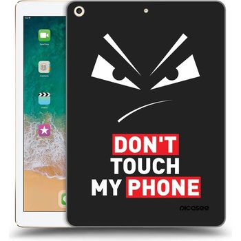 Picasee silikónový čierny obal Apple iPad 9.7 2017 5. generace Evil Eye Transparent