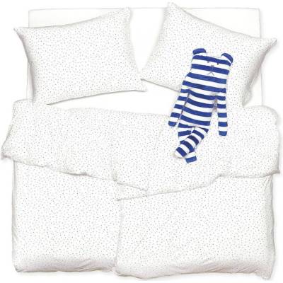 SCANquilt Obliečky JERSEY hviezdičky 140x200 70x90