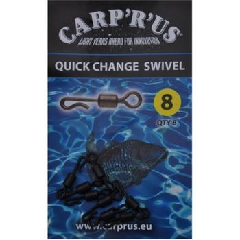 Carp 'R' Us Quick Change Swivel veľ.8 8 ks