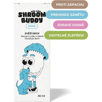 Bard Shroom Buddy Dogs kapky na svěží dech 30 ml – Zboží Mobilmania