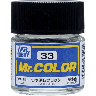 Gunze Gunze Sangyo Mr. Hobby Mr Hobby Mr. Color 10 ml Flat Black