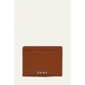 DKNY Кожен калъф за карти Dkny дамски в кафяво R92Z3C09 (R92Z3C09)