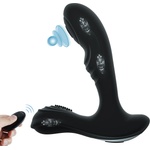 Paloqueth Prostate Vibrator with 12 Impact and Vibration Modes Black