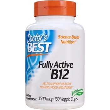 Image 1 of Doctor's Best BEST Fully Active B12 / Methylcobalamin 1500 mcg [180 капсули]