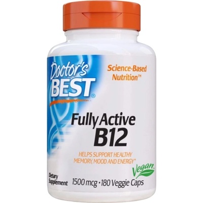 BEST Fully Active B12 / Methylcobalamin 1500 mcg [180 капсули]
