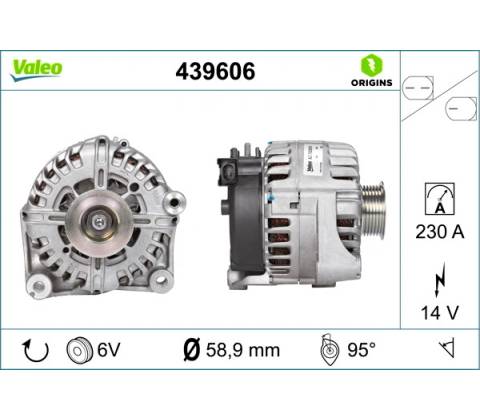 Alternátor VALEO 439606