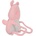 Moni Предпазна възглавница за прохождащи бебета Moni - Rabbit, розова (109932)