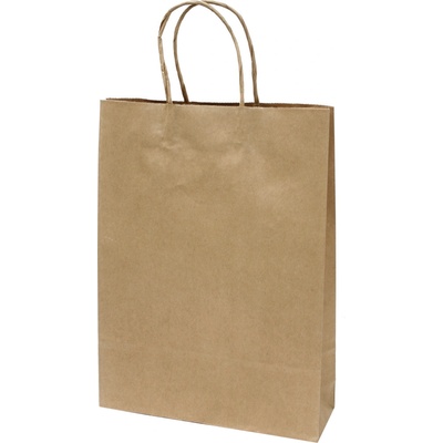 EUROCOM Подаръчна торбичка Eco Big, 26x35x8cm, крафт (25409-А-КРАФТ)