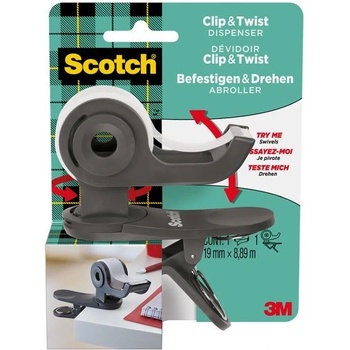 Scotch Dispenzor C19 Clip s páskou Magic 19 mm x 8,89 m