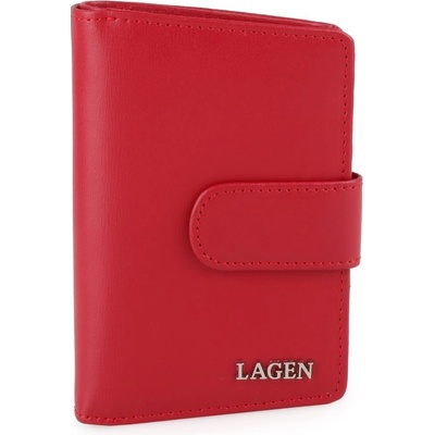 Lagen dámska kožená peňaženka 50313 červená