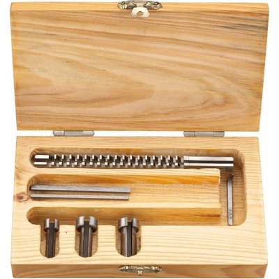 Bernardo 45-1000 Protahovací - drážkovací trny. Sada A - 2 / 3 mm