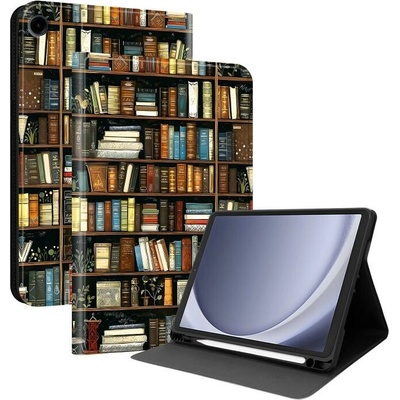Vsechnonamobil 133270 ART Zaklápěcí pouzdro pro Samsung Galaxy Tab A9 / Galaxy Tab A11 LIBRARY