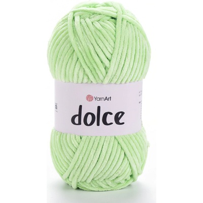 YarnArt Pletací příze DOLCE 850 hráškově zelená, efektní, 100g/120m