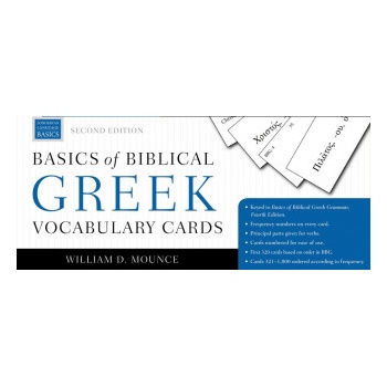 Zondervan Basics of Biblical Greek Vocabulary Cards: Second Edition | William D. Mounce