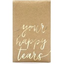 PartyDeco Vreckovky na slzy šťastia Your happy tears 7,5x12cm