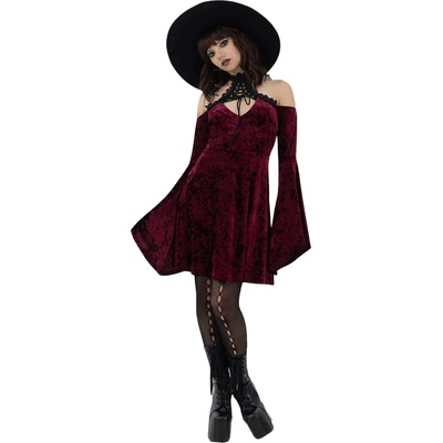 KILLSTAR дамска рокля KILLSTAR - Eternal Shiver - Червена - KSRA011230