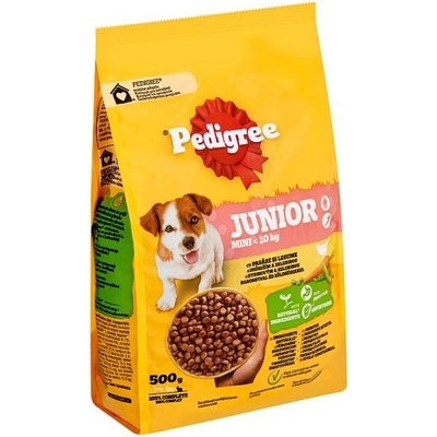Pedigree Junior Mini s hydinovým a zeleninou 0,5 kg