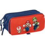 Super Mario Ученически несесер Super Mario Mamma Mia с 3 отделения и преден джоб