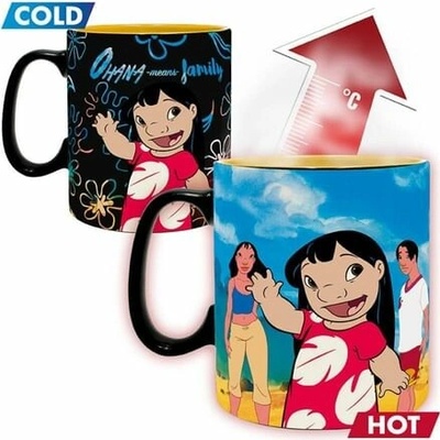 ABYstyle Hrnček Lilo & Stitch meniaci sa 460 ml