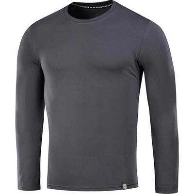 M-Tac 93/7 tričko s elastanom dlhý rukáv dark grey