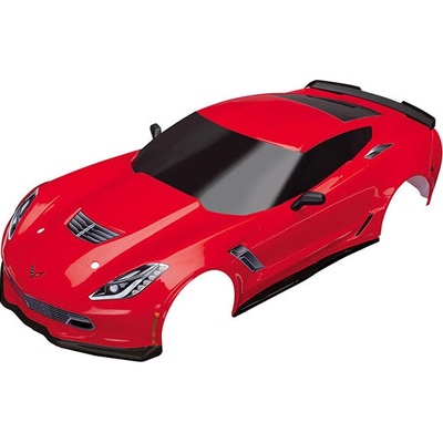 Traxxas karosérie Chevrolet Corvette Z06 červená