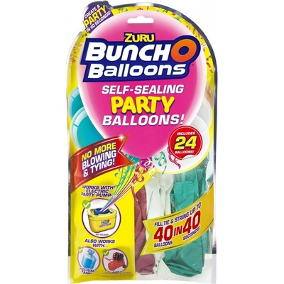 Zuru party balóniky ružová tyrkysová biela