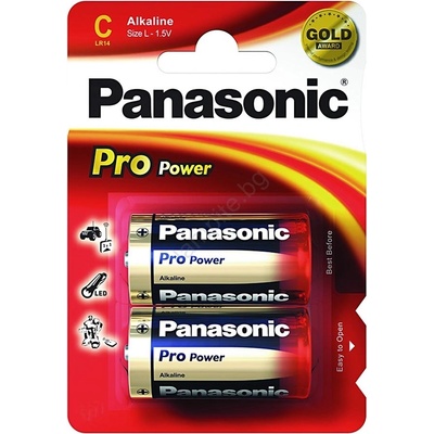 Panasonic 1,5V Pro Power LR14 (2) LR14PPG-2BP