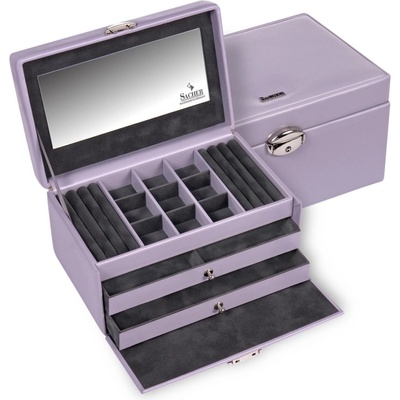 Sacher šperkovnice Elly coloranti 25 000 500644 fialová